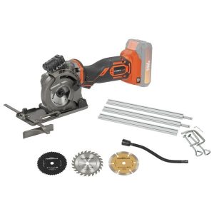 Mini plunge saw 20V Ø 89mm - excl. battery and charger - 6 acc. POWDP25400 Powerplus