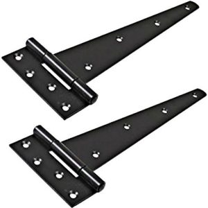 Pair Of Heavy Duty Tee Hinges With Fittings