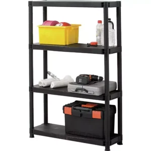 4 Tier Plastic Shelving Unit SU101
