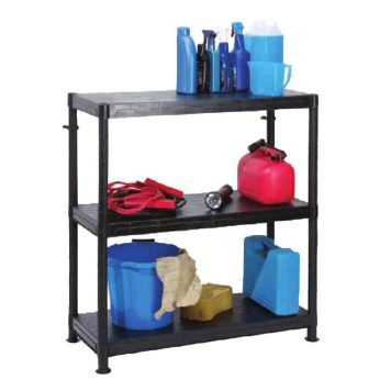 3 Tier Plastic Shelving Unit SU100