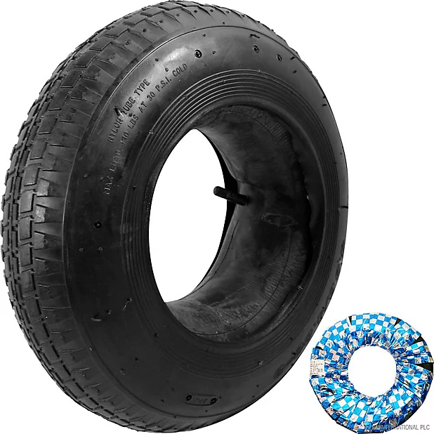 Wheelbarrow 350 8 Tyre and Tube set 38451C Hardware Heaven