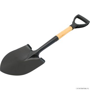 Round Head Micro Shovel With Wooden Handle GS170