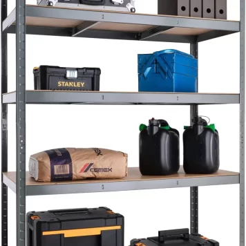 1.8mt Heavy Duty Boltless 5 Tier Metal Shelving Unit SU150