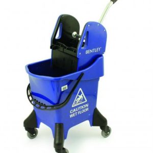 Ergonomic Heavy Duty Mop Bucket Blue 31 Litre Bentley