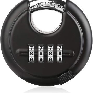 70mm Combination Disc Padlock: High Security, Keyless Convenience PD454