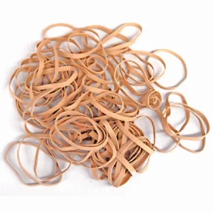 100grm Mixed Size Natural Elastic Bands HA133