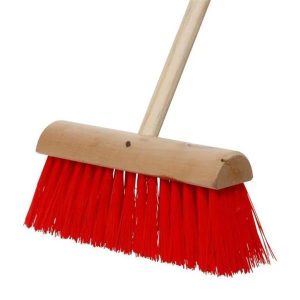 13" Red Yard Brush Bentley