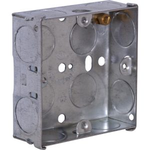 25mm 1-Gang Metal Knockout Box