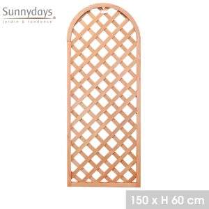 Curved Wooden Lattice  150 x 60cm Arrondi Sunnydays