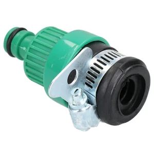 Quick Fix Hose To Tap Connector / Fitting Universal Male with Jubilee Clip 70131C Marksman