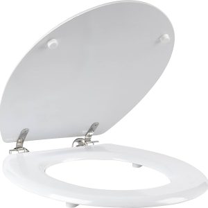 18" White Toilet Seat TS503