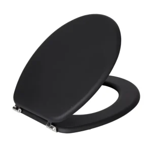 18" Black Toilet Seat TS504