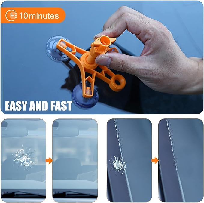 Windscreen Repair Kit: Fix Chips and Cracks Quickly and Easily WR175 ...