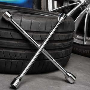 14" Cross Rim Wrench - Chrome Plated WR250