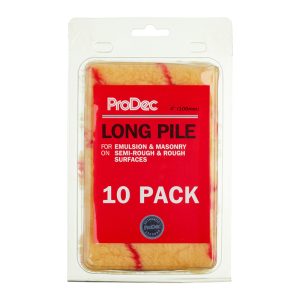 10pc Mini Roller Sleeves 4" Medium Pile Rodo