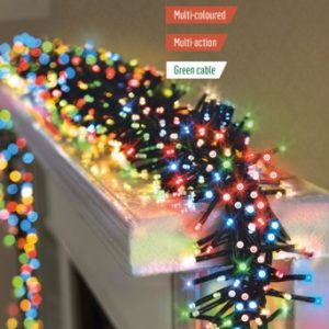 Premier Multi Action Supabrights Cluster Lights With Timer 480 LED
