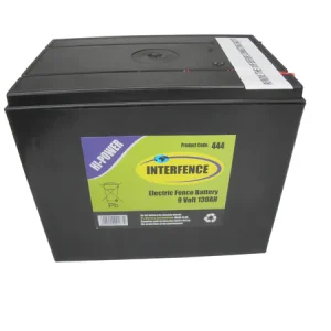 Standard 9V 130AH Alkaline Fencer Battery