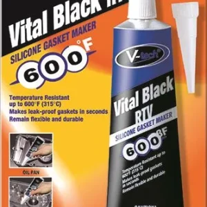 Streetwize V-Tech Gasket Makers - 85g Vital Black RTV