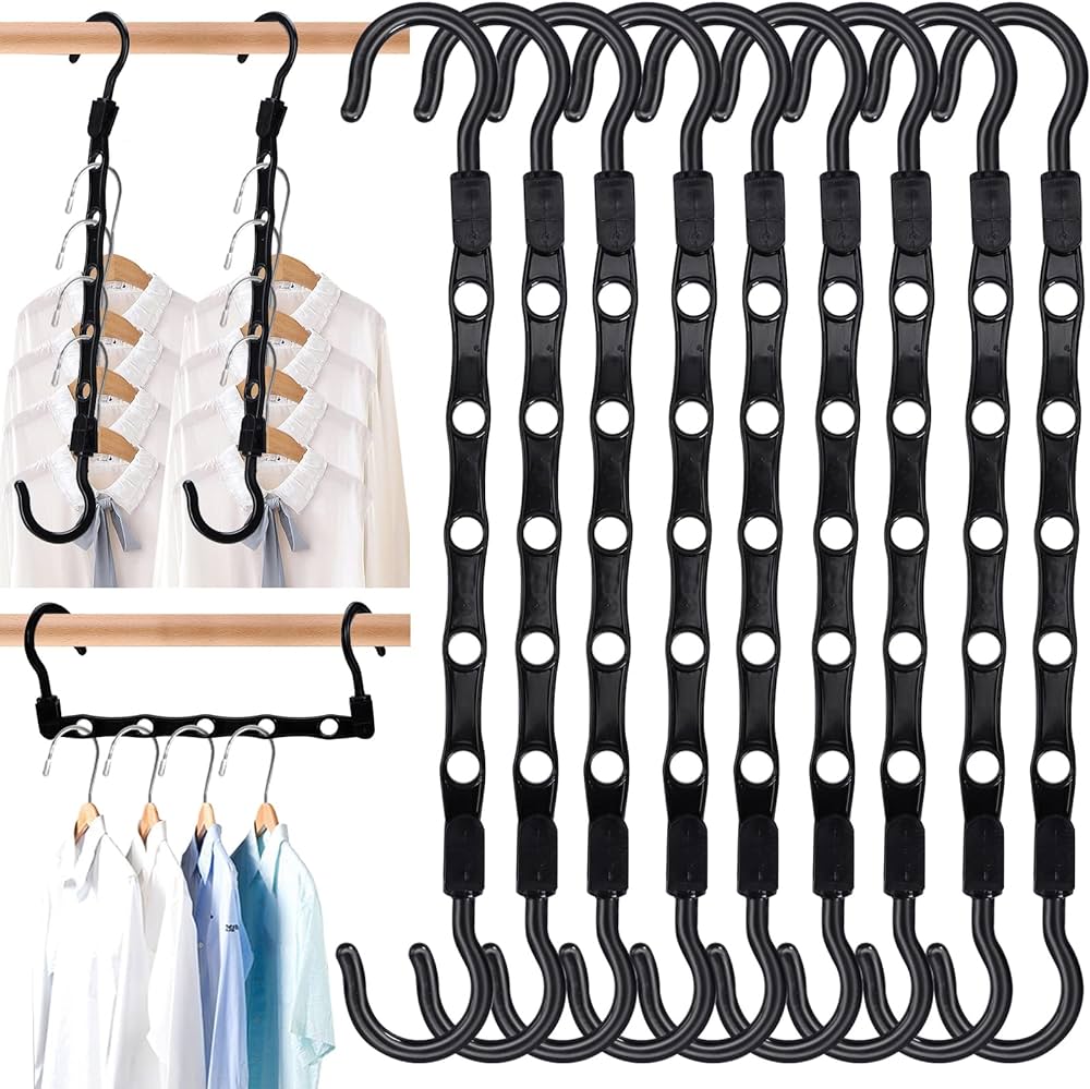 10PC Space Saving Hanger Set CH045 Hardware Heaven   Ch045 