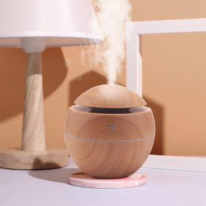 Desktop Wooden Effect Humidifier with Color Changing LED Light DHM130