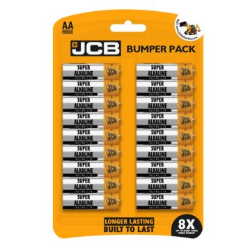 JCB AA Alkaline Batteries 18 Pack
