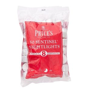 Price's Candles Sentinel Nightlights Pack 50 8 Hour