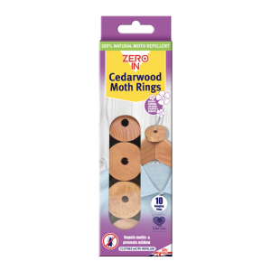 Zero In Cedarwood Moth Rings 10 pack