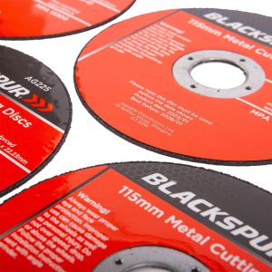 2pc 115x1.0x22.2mm Thin Cutting Disc Set ag220 Blackspur