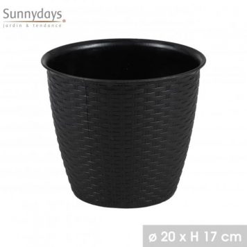 Rattan Planter Effect h17cm Urban Living