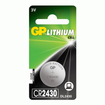 GP Lithium Button Cell Battery CR2430