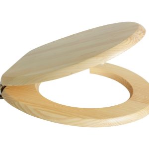 18″ Pine Toilet Seat TS500