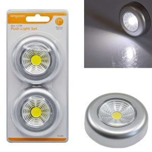2pc Cob Push Light Set tl150 Kingavon