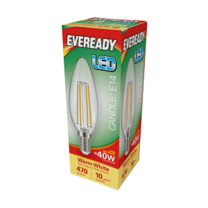 4W LED Filament Candle Bulb Eveready