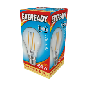 6.5w LED Filament GLS Eveready (60w Equ)