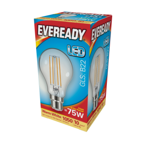 8.5w LED Filament GLS Eveready (75w Equ)