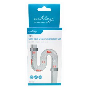 4pc Sink & Drain Unblocker Set CL402