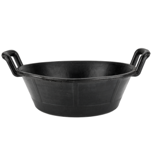 11 litre rubber spout bucket black BKCESPU11BP Bellota