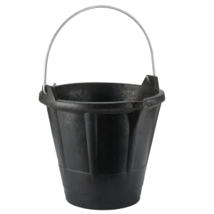 12 litre Industrial Rubber Black Bucket BKCIND12BM Bellota