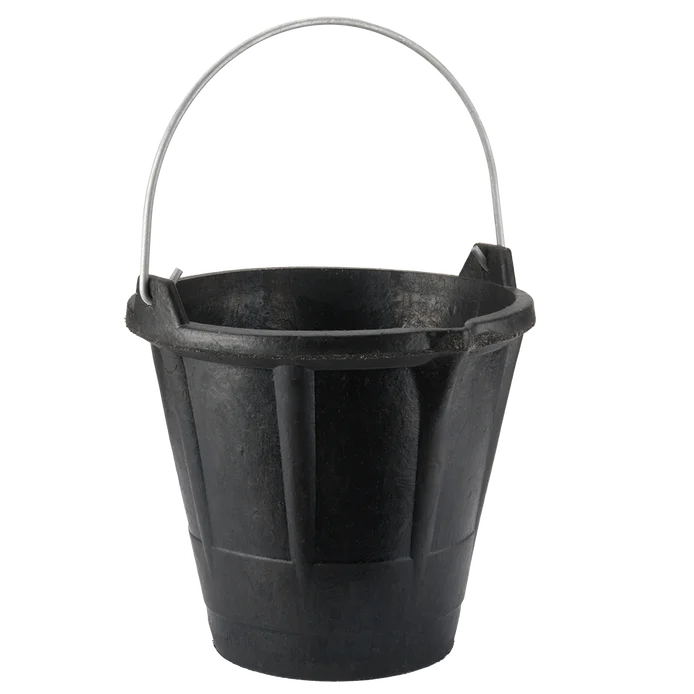 12 litre Industrial Rubber Black Bucket BKCIND12BM Bellota