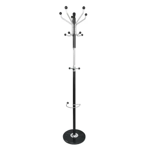 14-Hook Hat & Coat Stand with Umbrella Holder HC261