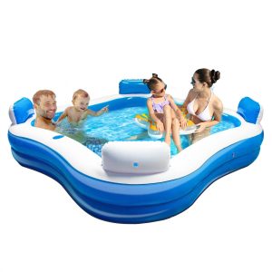 Family Lounge Pool 4 Seats 183x183x51cm Creative Kids