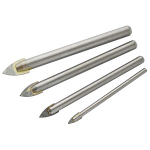 4pc Tile & Glass Drill Bit Set TC150