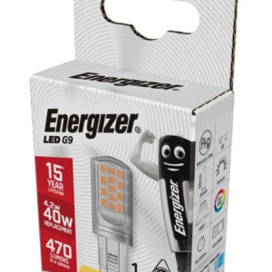 Energizer LED G9 470lm 2700k Warm White 4.2w