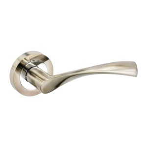 Lunar Lever On Rose Handle Pair