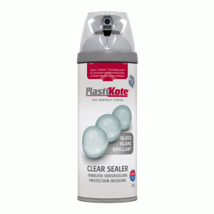 PlastiKote Twist & Spray Paint 400ml Clear Acrylic
