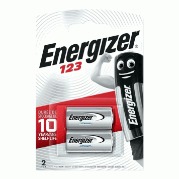 Energizer Lithium CR123 Battery Card 2