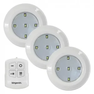 3-Piece Remote Control LED Lights RT210