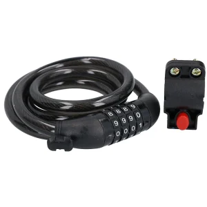 1.2mt x 12mm Cobination Bicycle Lock And Bracket BH209