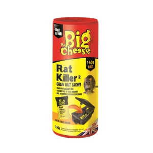 The Big Cheese Rat Killer Grain Bait Sachet 150grm