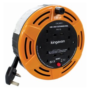 4 Gang 10mt Extension Reel 13 Amp PA116